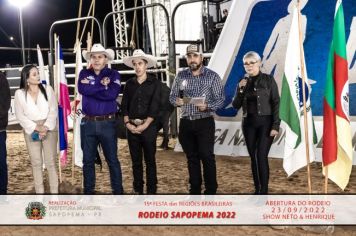 Foto - 15ª Festa das Regiões Brasileiras - Rodeio Sapopema 2022 