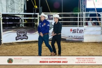 Foto - 15ª Festa das Regiões Brasileiras - Rodeio Sapopema 2022 