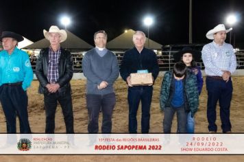 Foto - 15ª Festa das Regiões Brasileiras - Rodeio Sapopema 2022 