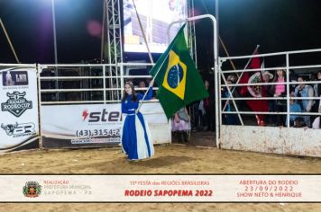 Foto - 15ª Festa das Regiões Brasileiras - Rodeio Sapopema 2022 