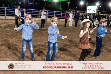 Foto - 15ª Festa das Regiões Brasileiras - Rodeio Sapopema 2022 