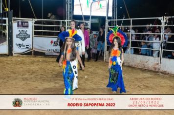 Foto - 15ª Festa das Regiões Brasileiras - Rodeio Sapopema 2022 