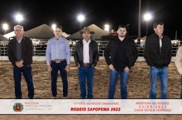 Foto - 15ª Festa das Regiões Brasileiras - Rodeio Sapopema 2022 