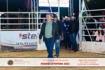 Foto - 15ª Festa das Regiões Brasileiras - Rodeio Sapopema 2022 