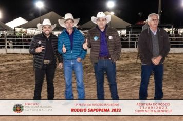 Foto - 15ª Festa das Regiões Brasileiras - Rodeio Sapopema 2022 