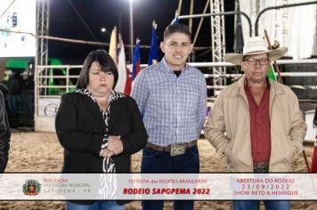 Foto - 15ª Festa das Regiões Brasileiras - Rodeio Sapopema 2022 