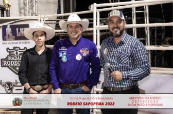 Foto - 15ª Festa das Regiões Brasileiras - Rodeio Sapopema 2022 