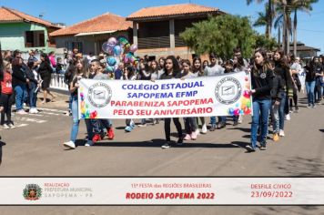 Foto - 15ª Festa das Regiões Brasileiras - Rodeio Sapopema 2022 