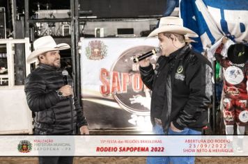 Foto - 15ª Festa das Regiões Brasileiras - Rodeio Sapopema 2022 