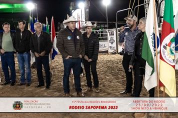 Foto - 15ª Festa das Regiões Brasileiras - Rodeio Sapopema 2022 