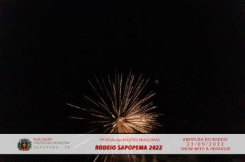 Foto - 15ª Festa das Regiões Brasileiras - Rodeio Sapopema 2022 