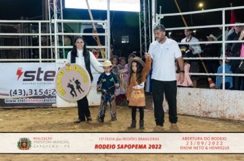 Foto - 15ª Festa das Regiões Brasileiras - Rodeio Sapopema 2022 