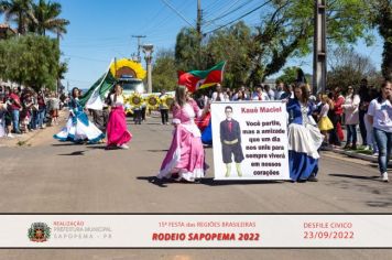 Foto - 15ª Festa das Regiões Brasileiras - Rodeio Sapopema 2022 