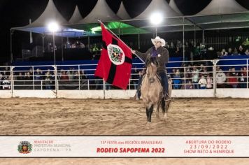 Foto - 15ª Festa das Regiões Brasileiras - Rodeio Sapopema 2022 