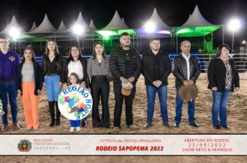 Foto - 15ª Festa das Regiões Brasileiras - Rodeio Sapopema 2022 