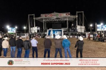 Foto - 15ª Festa das Regiões Brasileiras - Rodeio Sapopema 2022 