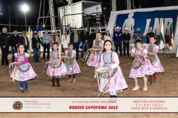 Foto - 15ª Festa das Regiões Brasileiras - Rodeio Sapopema 2022 