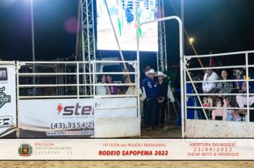 Foto - 15ª Festa das Regiões Brasileiras - Rodeio Sapopema 2022 