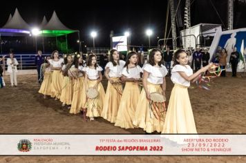 Foto - 15ª Festa das Regiões Brasileiras - Rodeio Sapopema 2022 