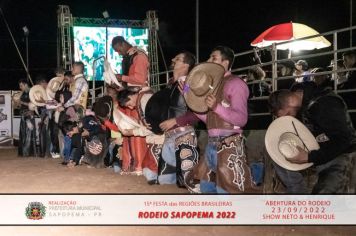 Foto - 15ª Festa das Regiões Brasileiras - Rodeio Sapopema 2022 