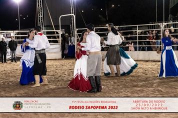 Foto - 15ª Festa das Regiões Brasileiras - Rodeio Sapopema 2022 