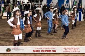 Foto - 15ª Festa das Regiões Brasileiras - Rodeio Sapopema 2022 