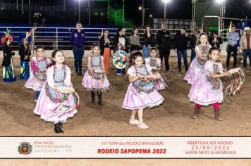 Foto - 15ª Festa das Regiões Brasileiras - Rodeio Sapopema 2022 