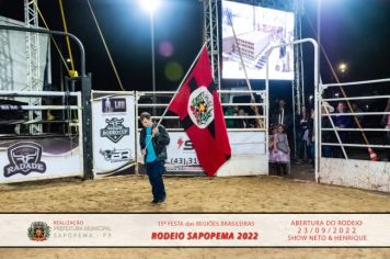 Foto - 15ª Festa das Regiões Brasileiras - Rodeio Sapopema 2022 