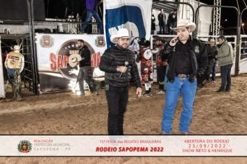 Foto - 15ª Festa das Regiões Brasileiras - Rodeio Sapopema 2022 