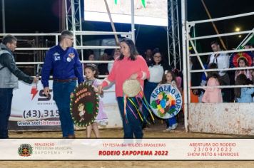 Foto - 15ª Festa das Regiões Brasileiras - Rodeio Sapopema 2022 