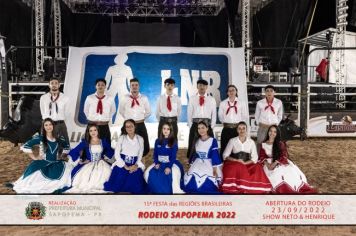 Foto - 15ª Festa das Regiões Brasileiras - Rodeio Sapopema 2022 