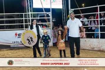 Foto - 15ª Festa das Regiões Brasileiras - Rodeio Sapopema 2022 