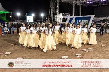 Foto - 15ª Festa das Regiões Brasileiras - Rodeio Sapopema 2022 