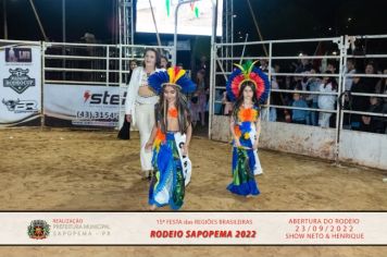 Foto - 15ª Festa das Regiões Brasileiras - Rodeio Sapopema 2022 