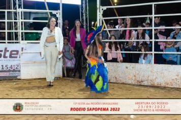 Foto - 15ª Festa das Regiões Brasileiras - Rodeio Sapopema 2022 