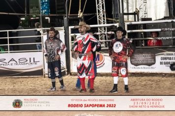 Foto - 15ª Festa das Regiões Brasileiras - Rodeio Sapopema 2022 