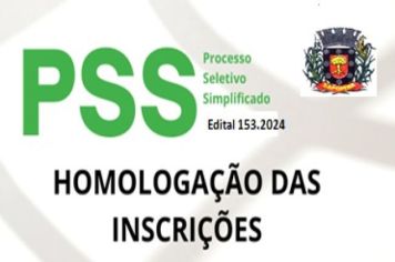 HOMOLOGAÇÃO DAS INSCRIÇÕES PSS 03.2024