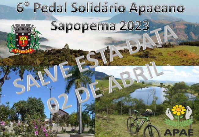 6° Pedal Solidário Apaeano Sapopema 2023